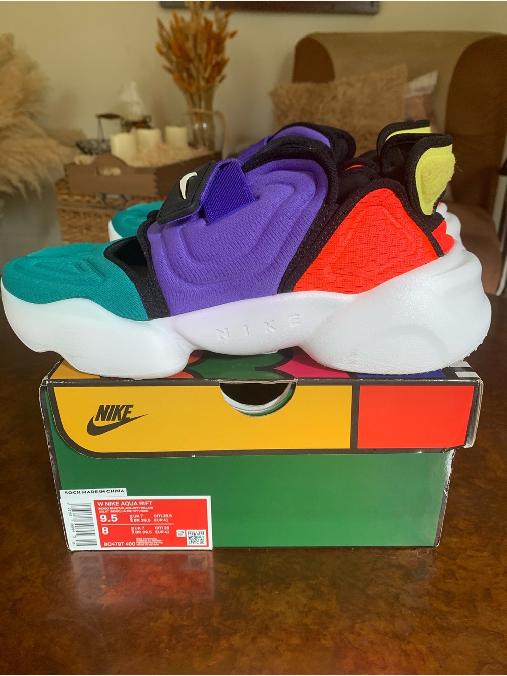 Nike Womens Multicolor Air Rift